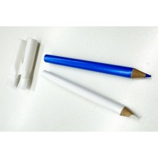 Карандаш БЕЛЫЙ портновский для раскроя ткани со щеточкой